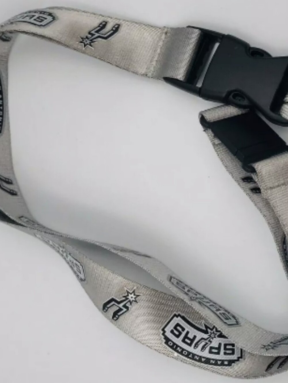 Spurs NBA Lanyard with Quick-Release Buckle